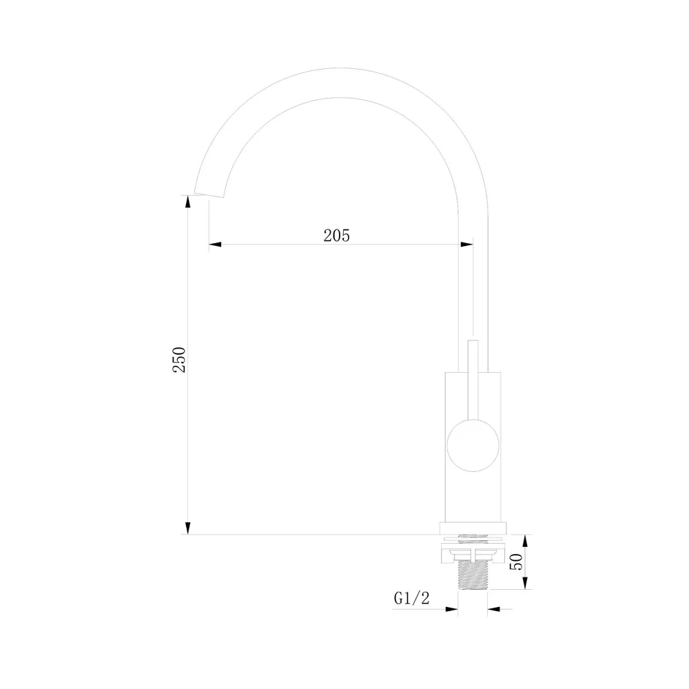 Boshsini-BS700-Kitchen-Sink-Tap-Satin-ITEM-SPECIFICATION