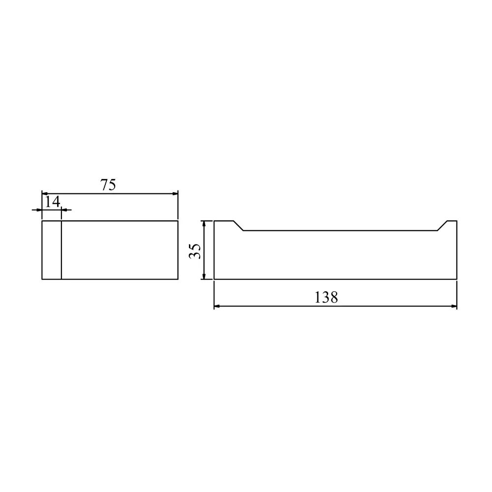 Boshsini-BS-62-GM-Paper-Holder-Gun-Metal-Dimension-Specifications